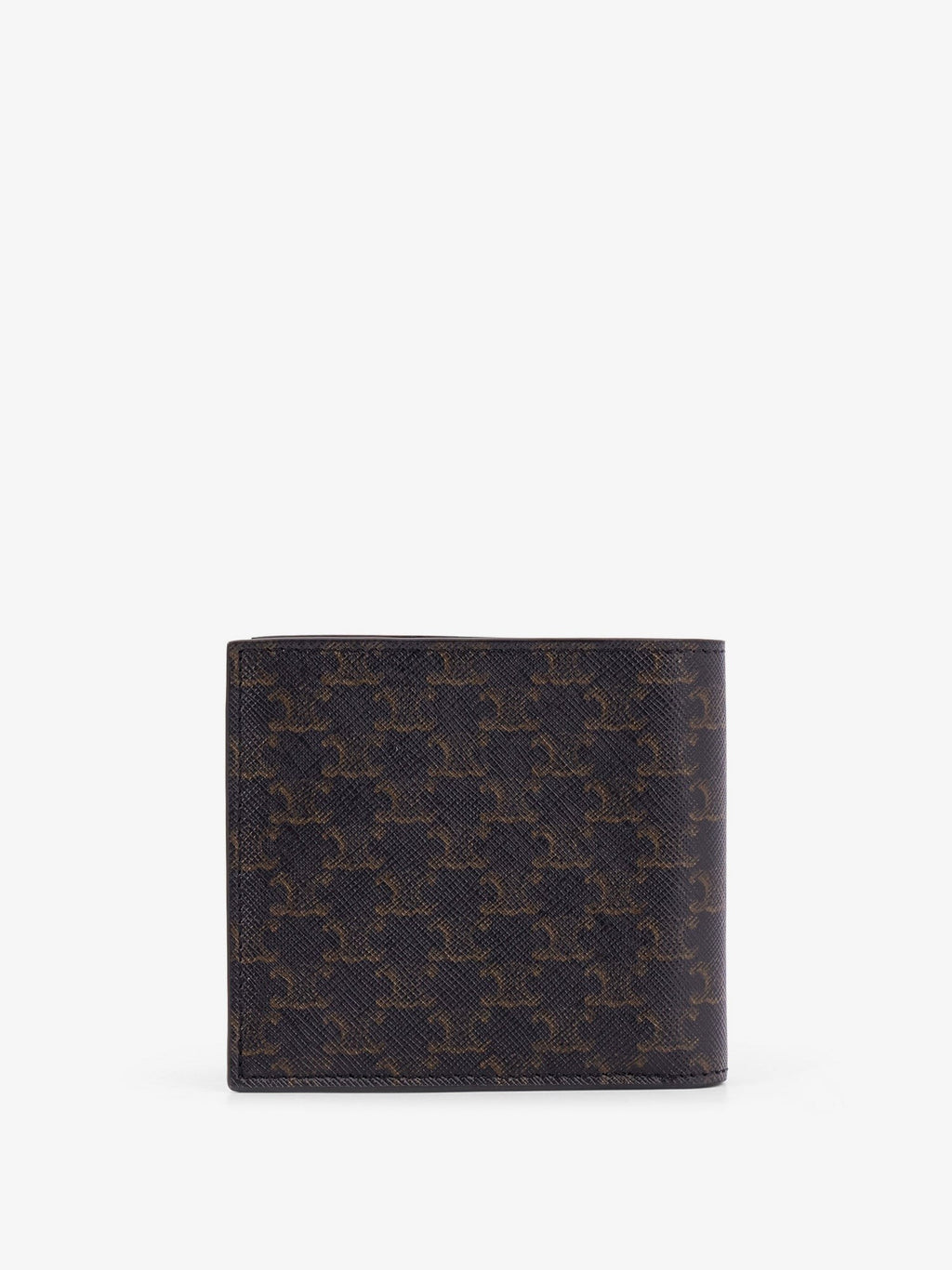 Bifold Triomphe coated canvas and leather wallet 2