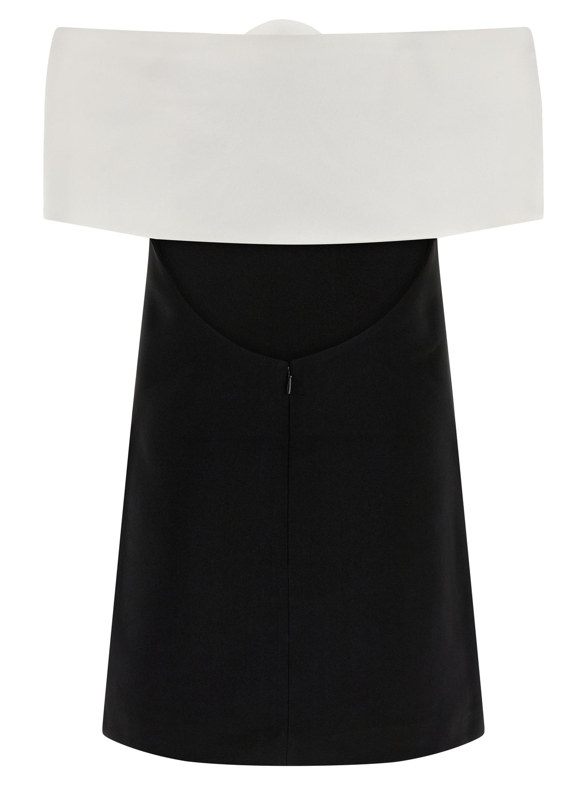 'Black Crêpe Flower Mini' dress 2