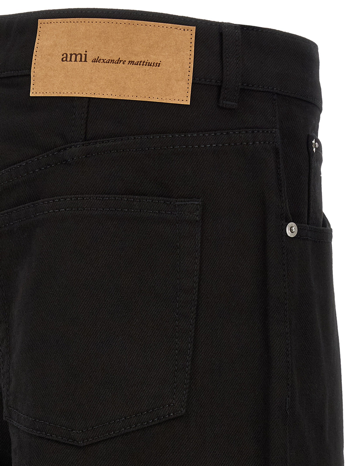 Black denim jeans 4