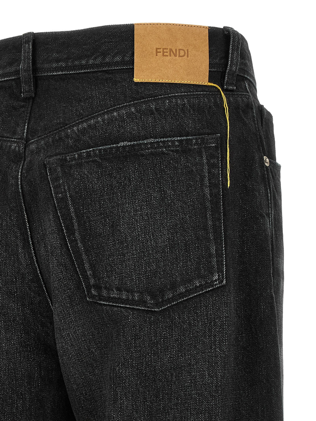 Black denim jeans 4