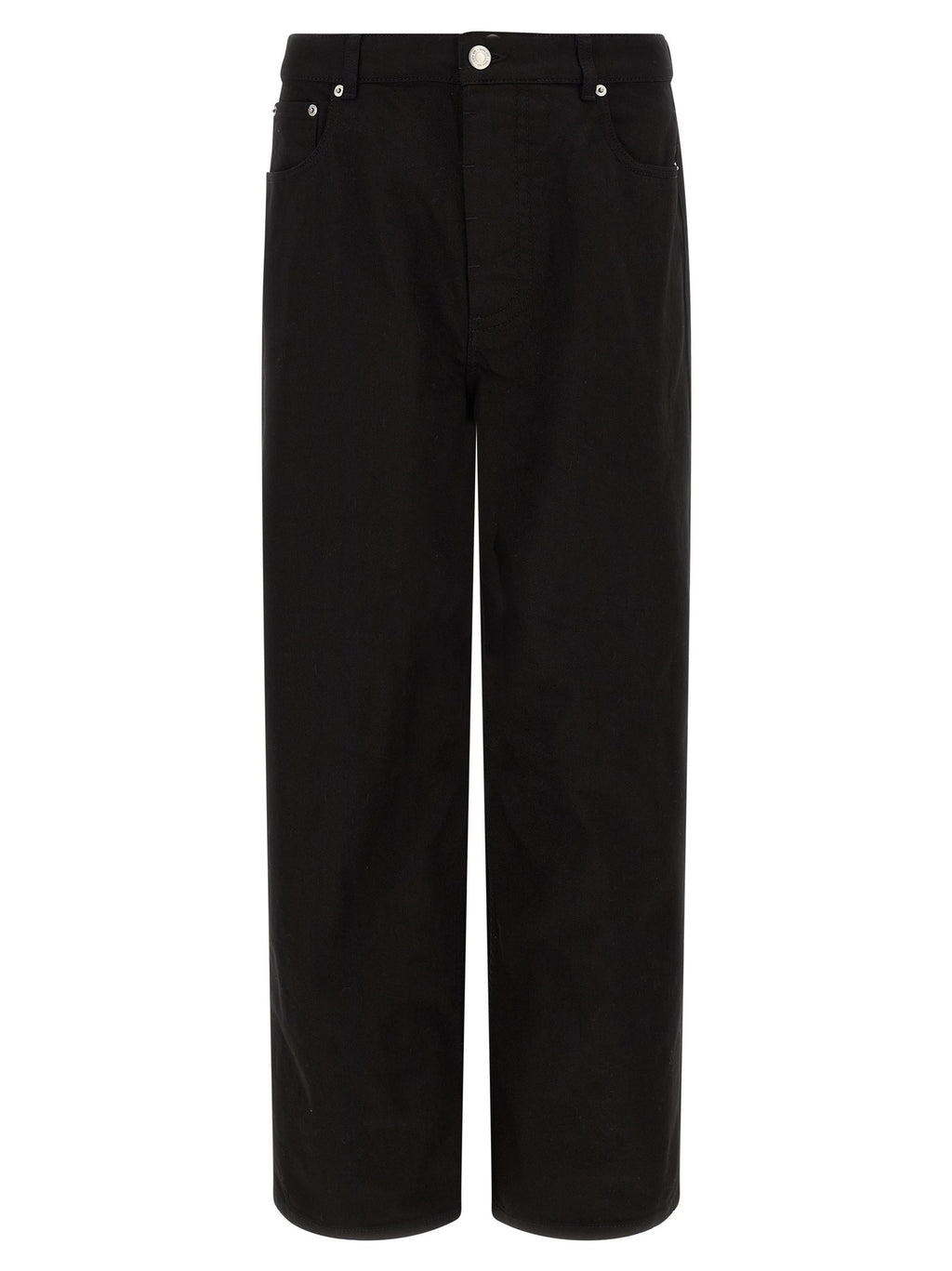 Black denim jeans