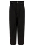 Black denim jeans