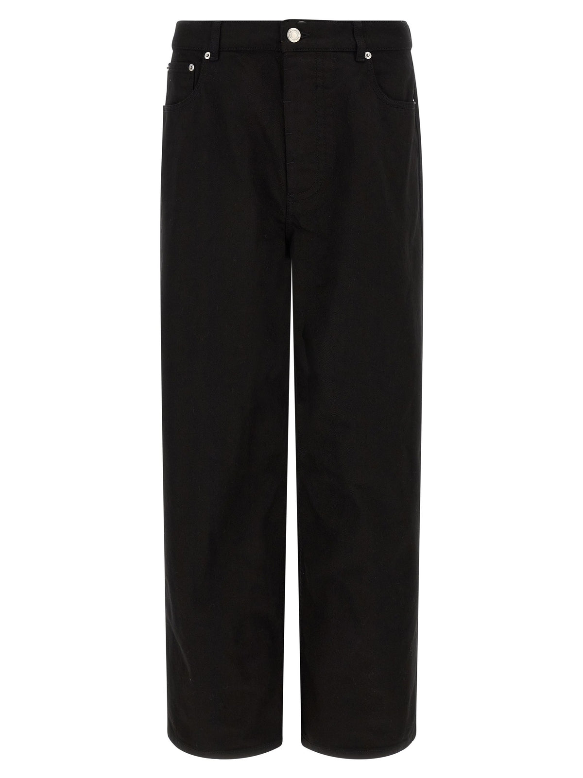 Black denim jeans