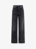 Black denim jeans