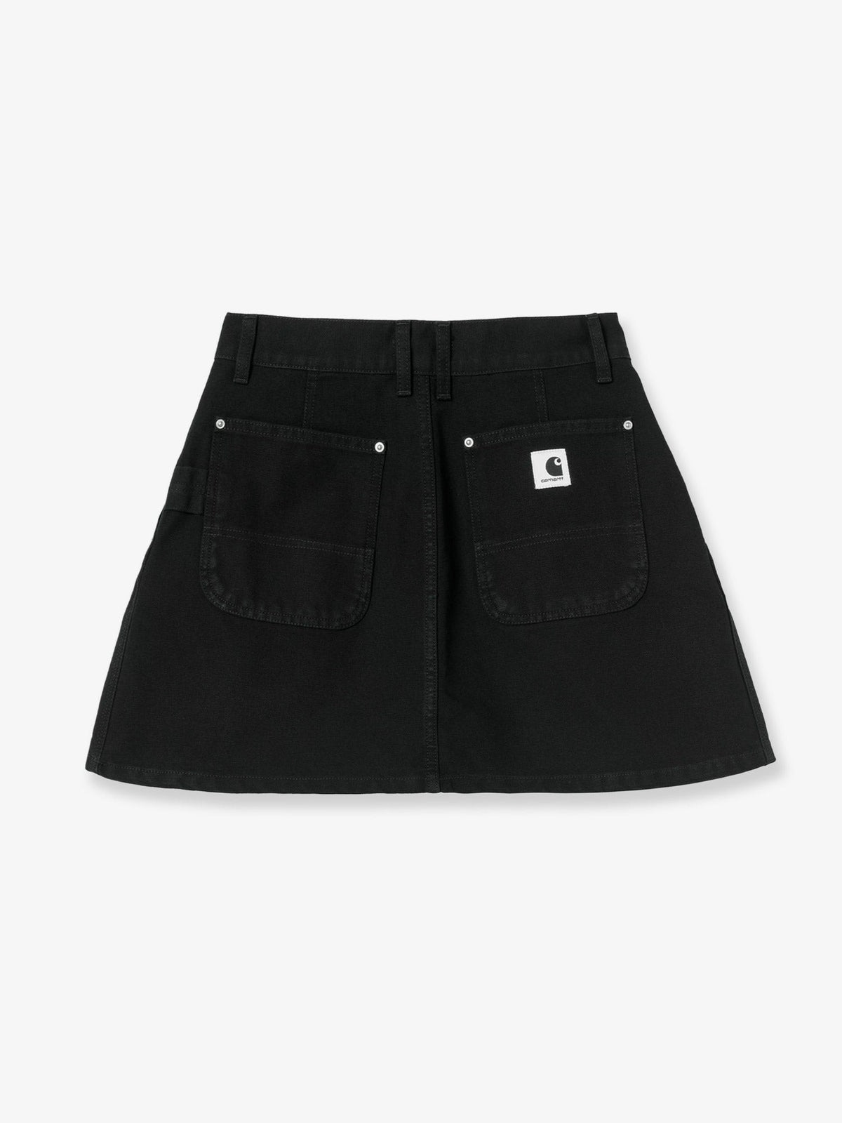 Black denim skirt 2