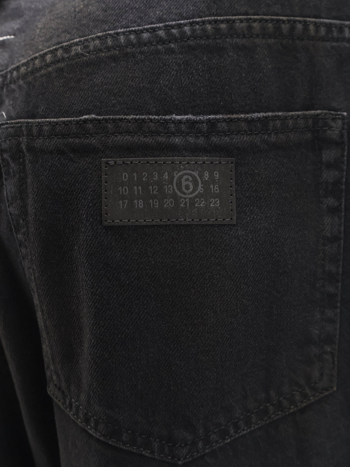 Black denim trousers 3
