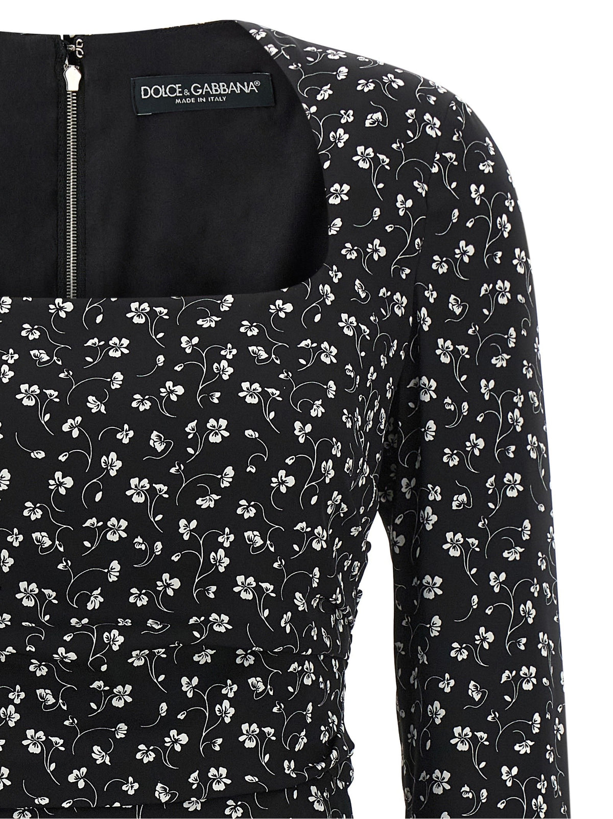 Black flower dress 3