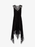 Black "Flowers and Berries" lace dress