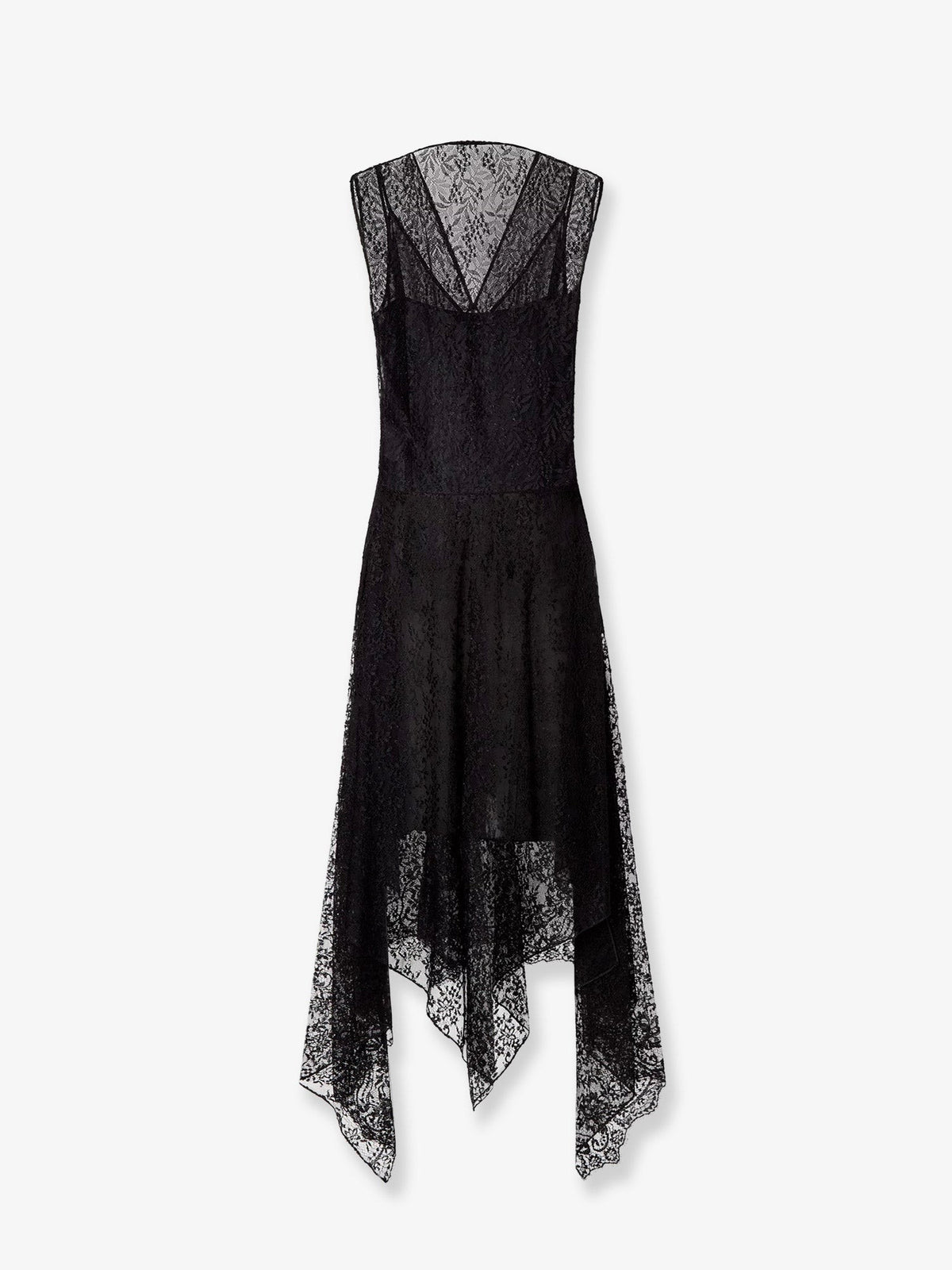 Black "Flowers and Berries" lace dress 2