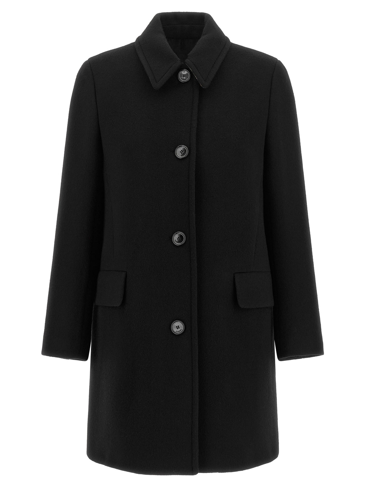 Black 'Gosford' coat