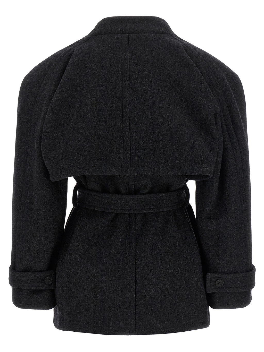 Black 'Le Caban Boléro' coat 2