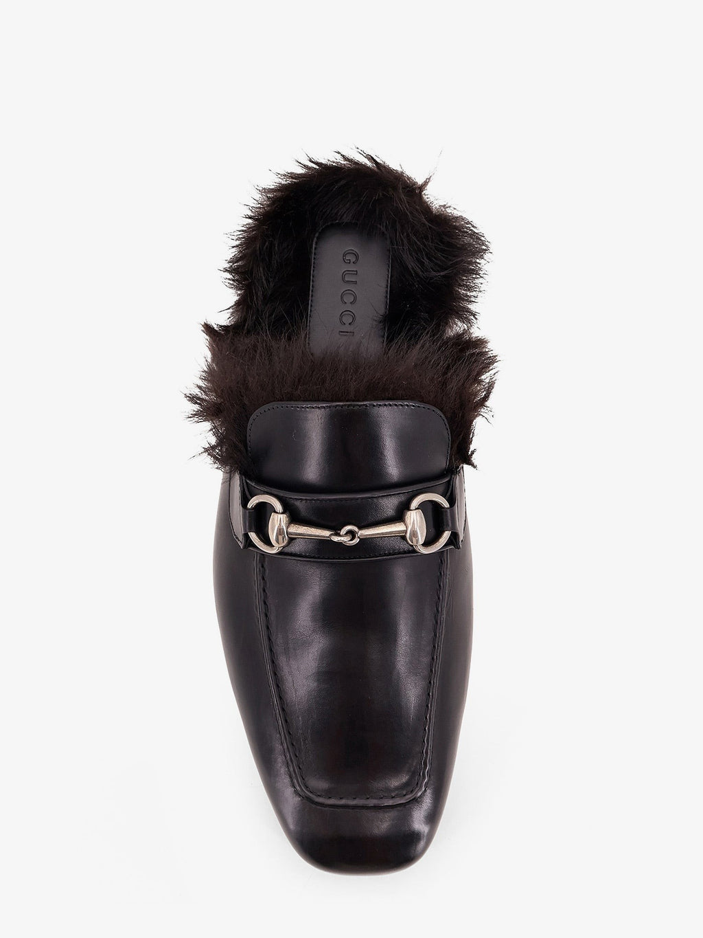 Black leather slipper with Horsebit 5