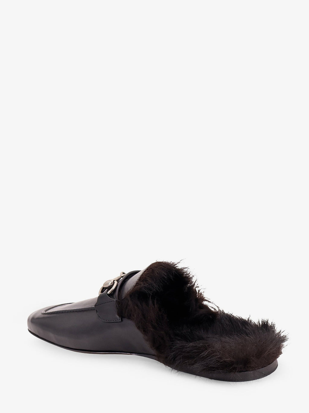 Black leather slipper with Horsebit 3