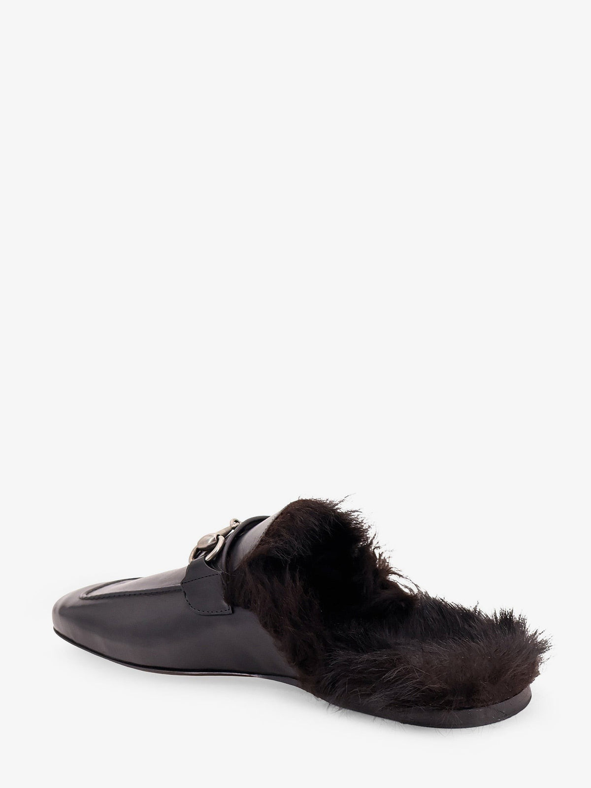 Black leather slipper with Horsebit 3