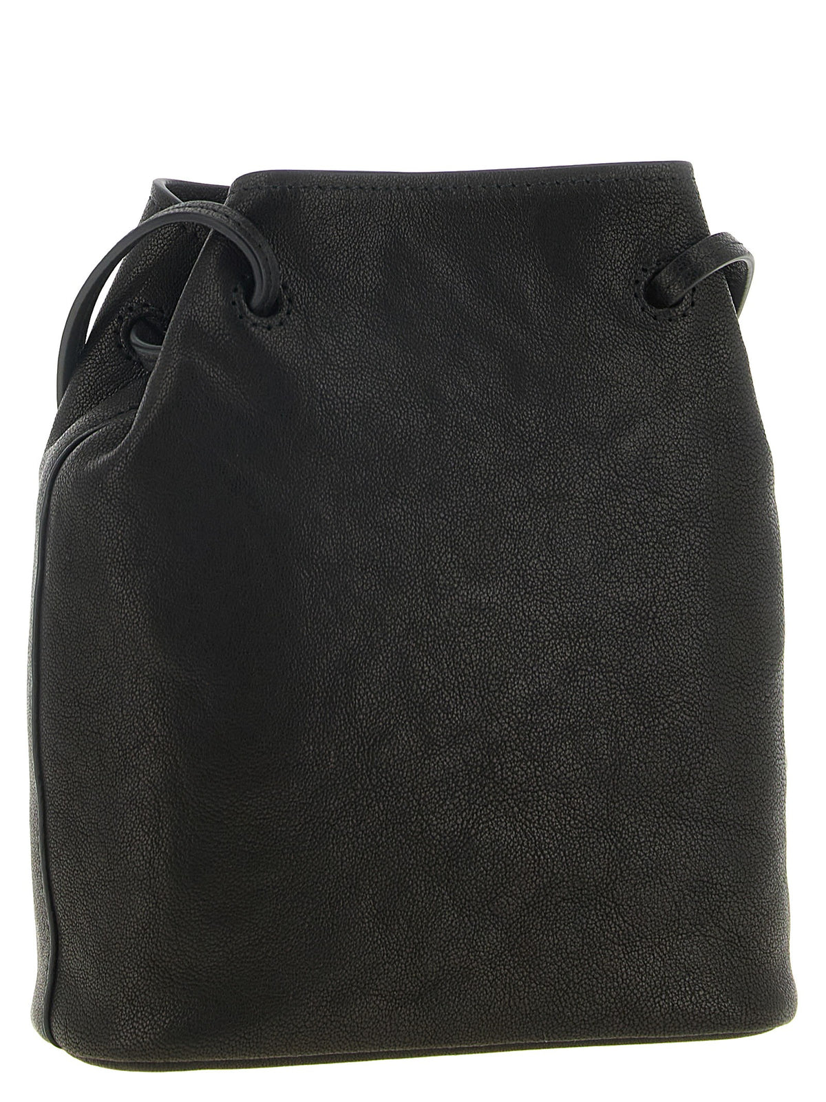 Black mini nappa leather crossbody bag 2