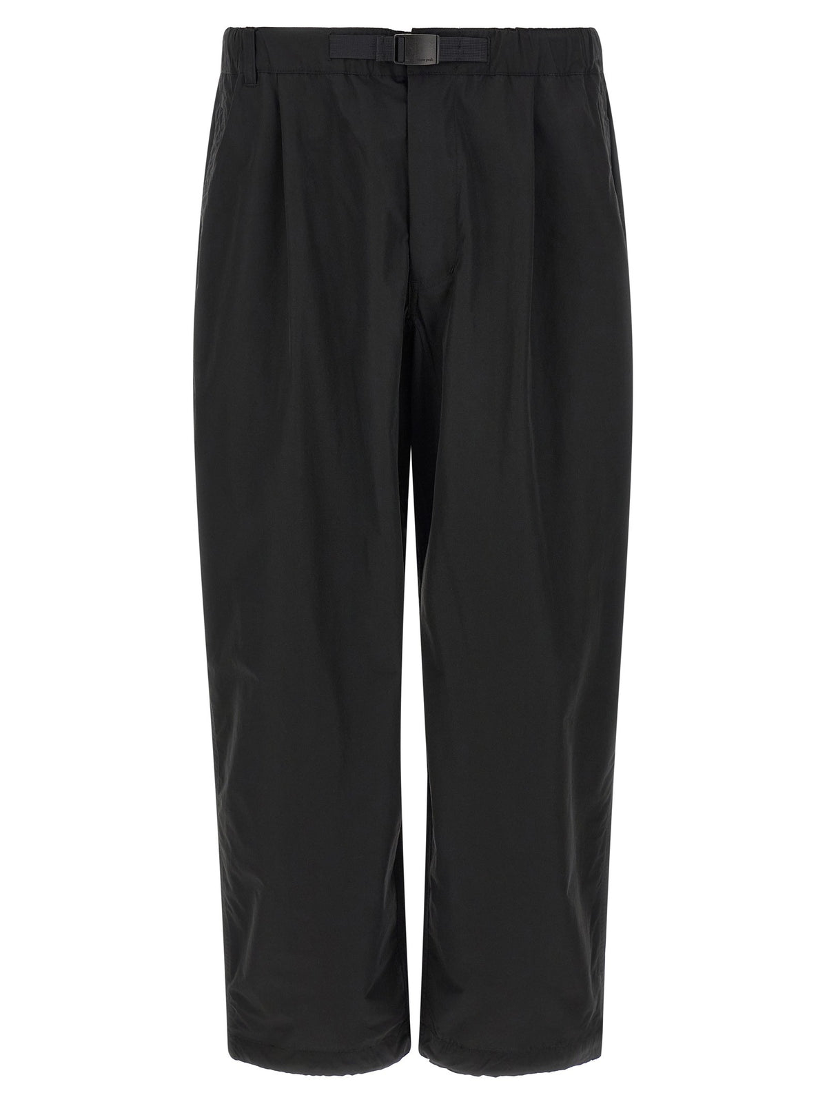 Black taffeta pants