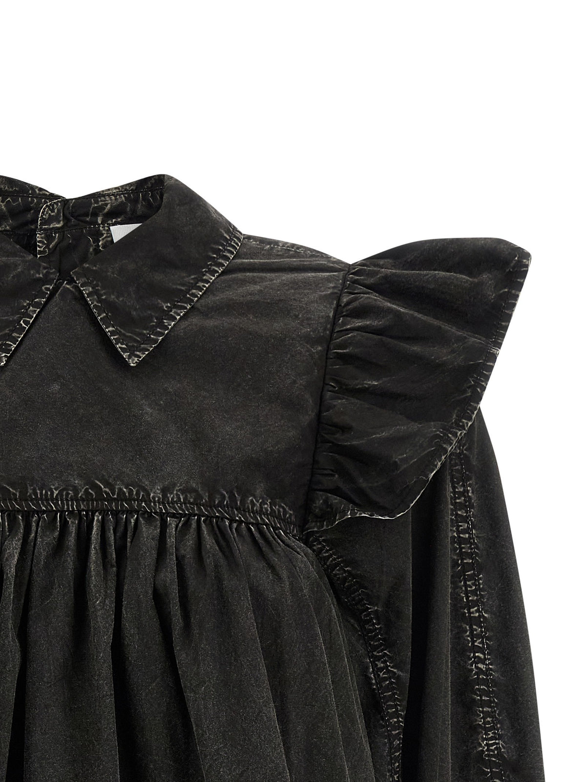 'Black Washed Frill' blouse 3