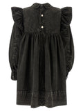 'Black Washed Mini Shirt' dress 2