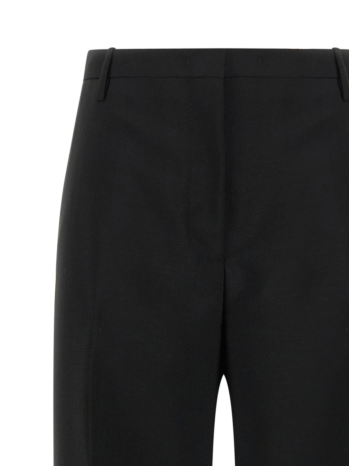 Black wool and mohair pants 3