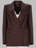 BLAZER DOPPIOPETTO IN ENVERS SATIN