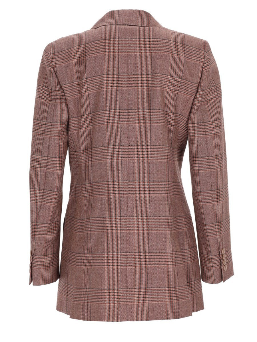 Blazer Doppiopetto in Lana Principe di Galles 2