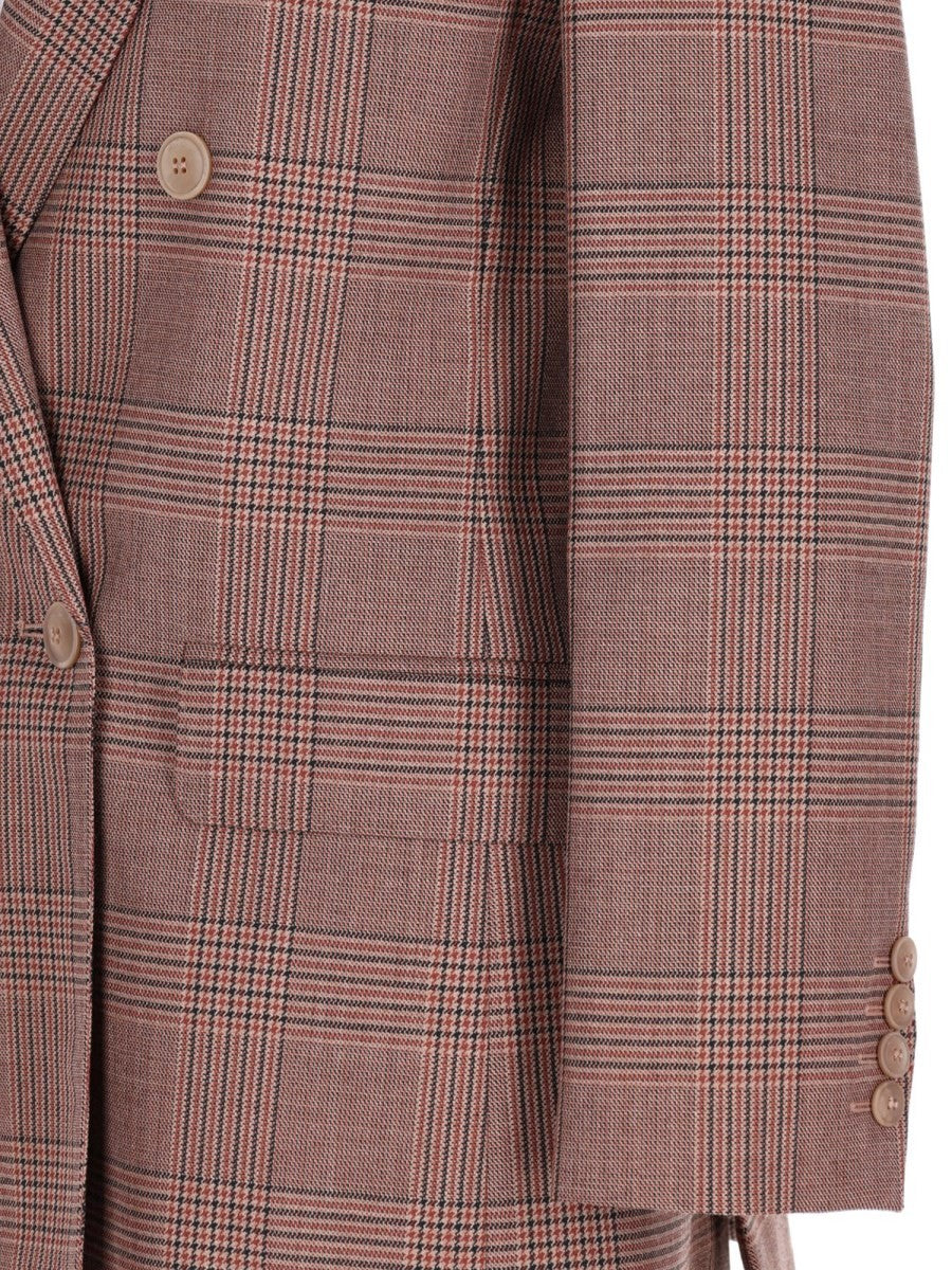 Blazer Doppiopetto in Lana Principe di Galles 3