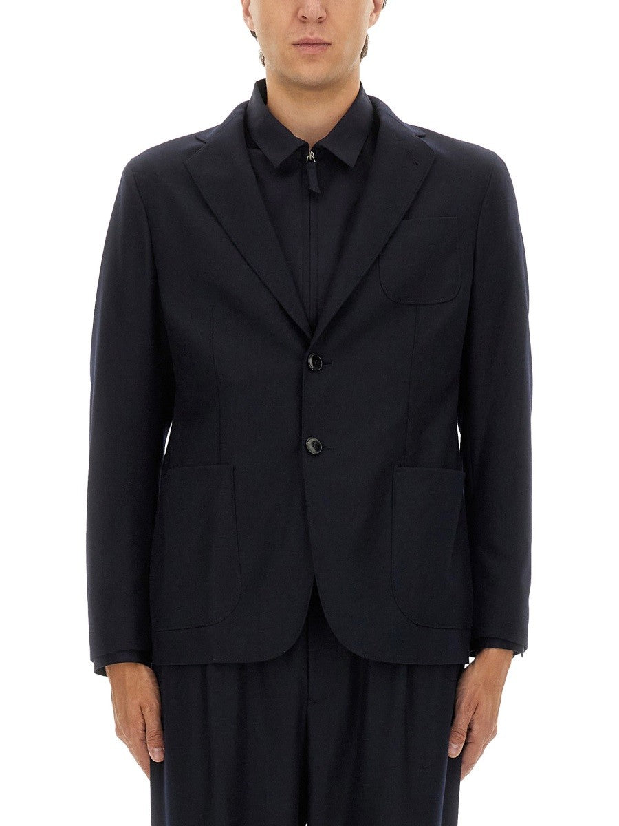 GIACCA MONOPETTO SFODERATA IN CASHMERE