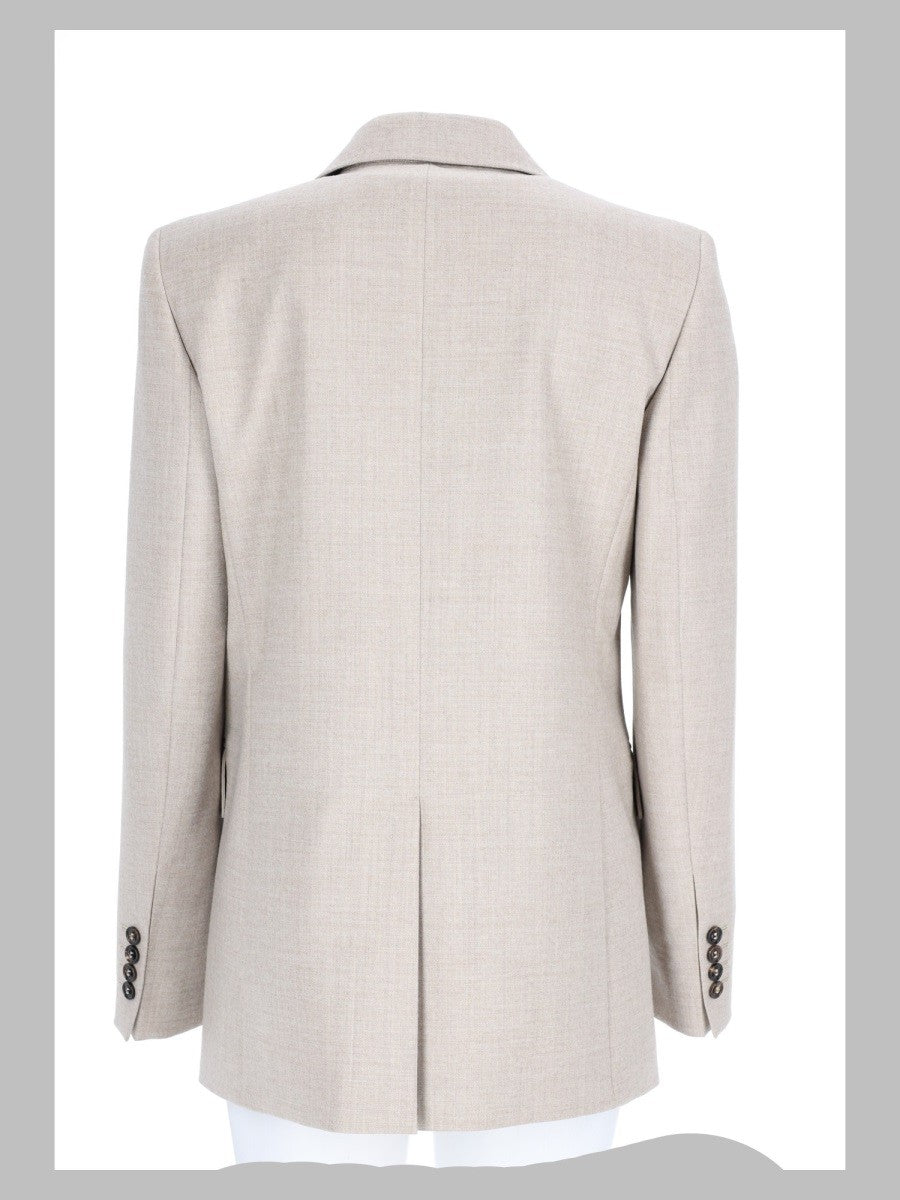 Blazer Monopetto in Flanella di Lana 2
