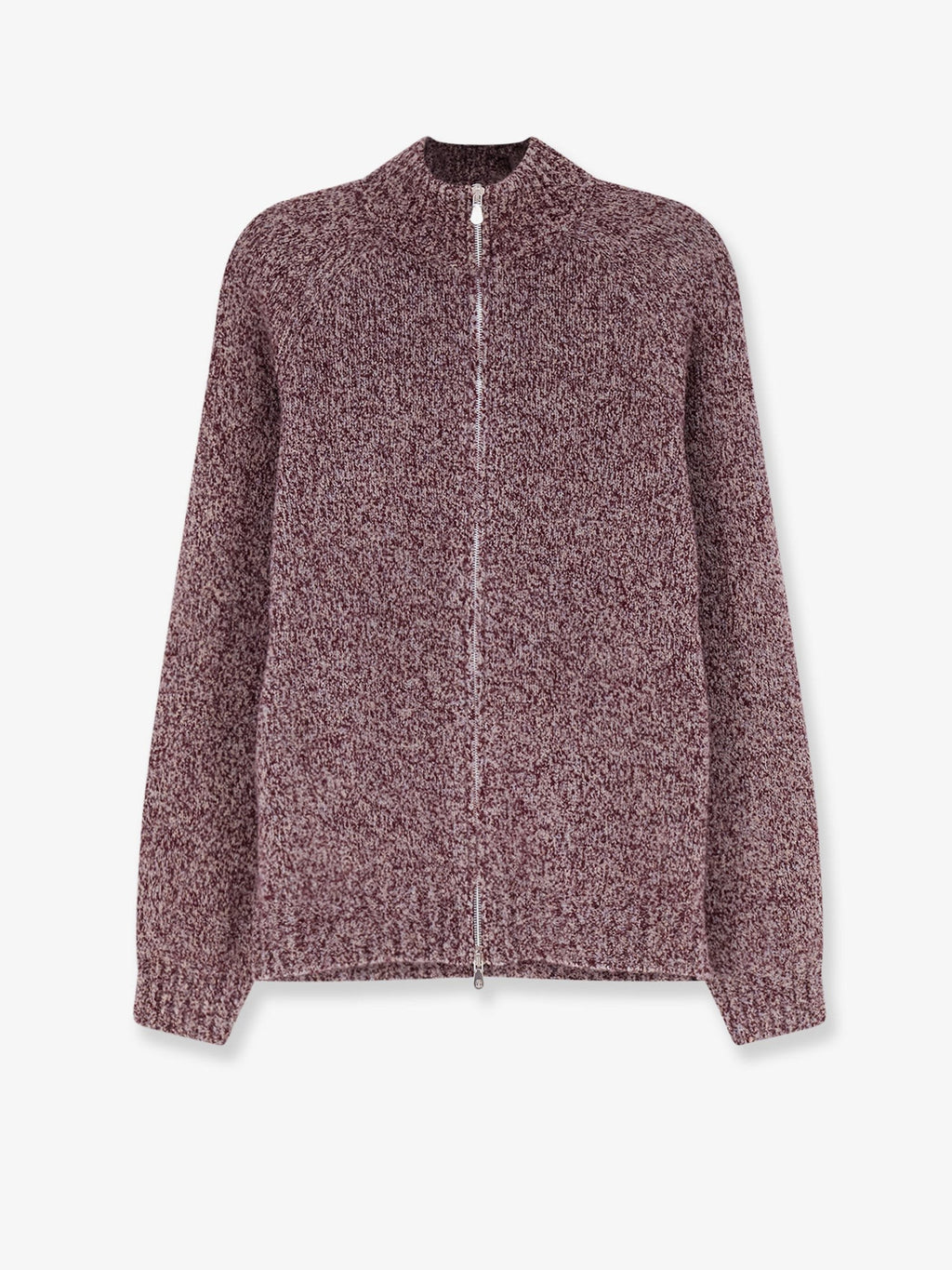 Blend virgin wool silk and cashmere cardigan