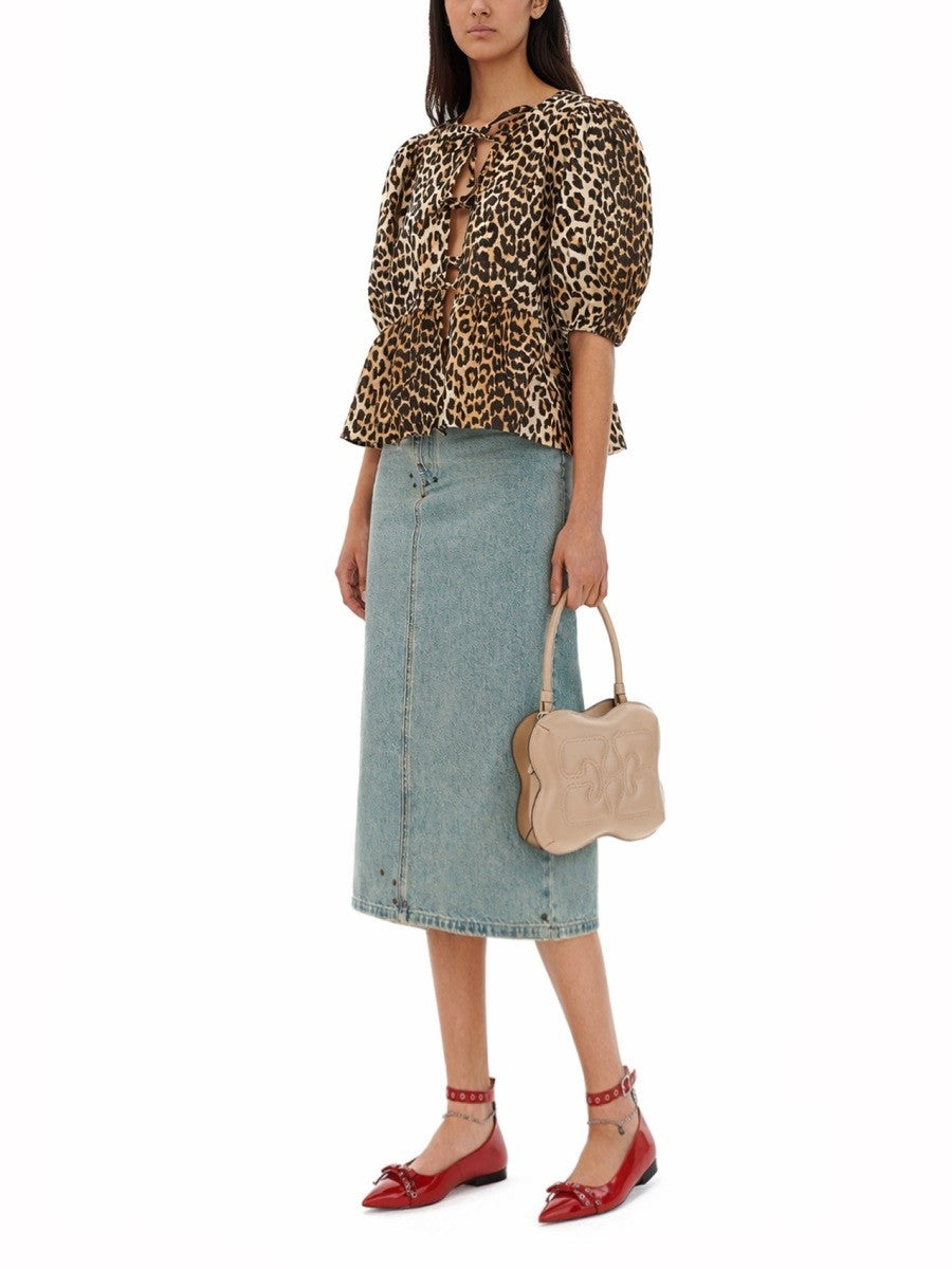 BLOUSE WITH "ANIMALIER" PRINT 2