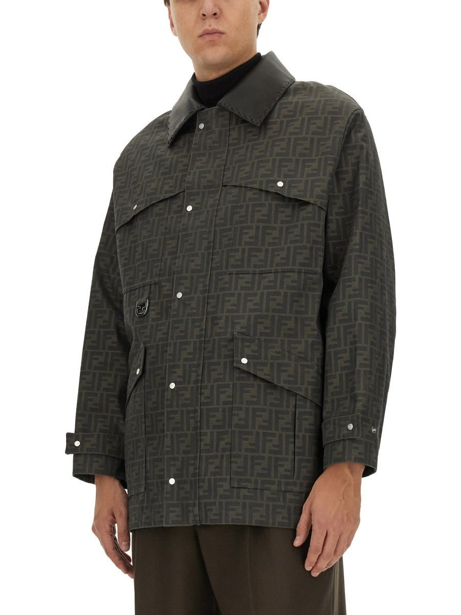BLOUSON IN JACQUARD "FF" 4