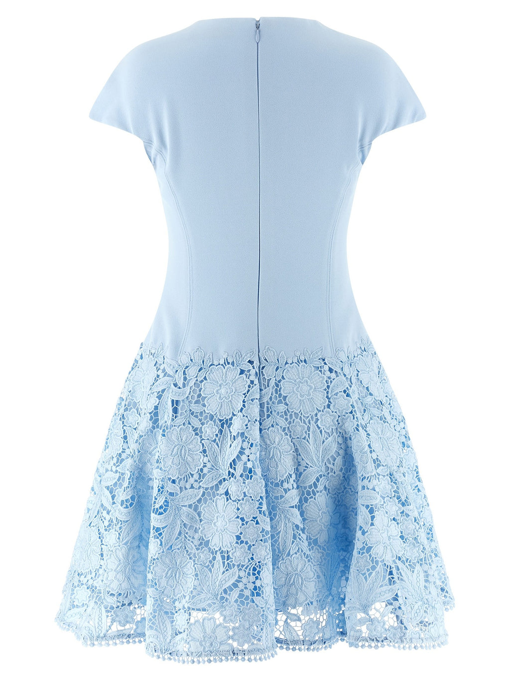 'Blue Crepe Lace' dress 2