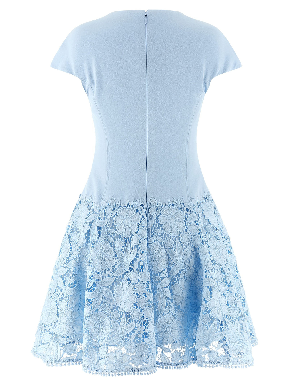 'Blue Crepe Lace' dress 2