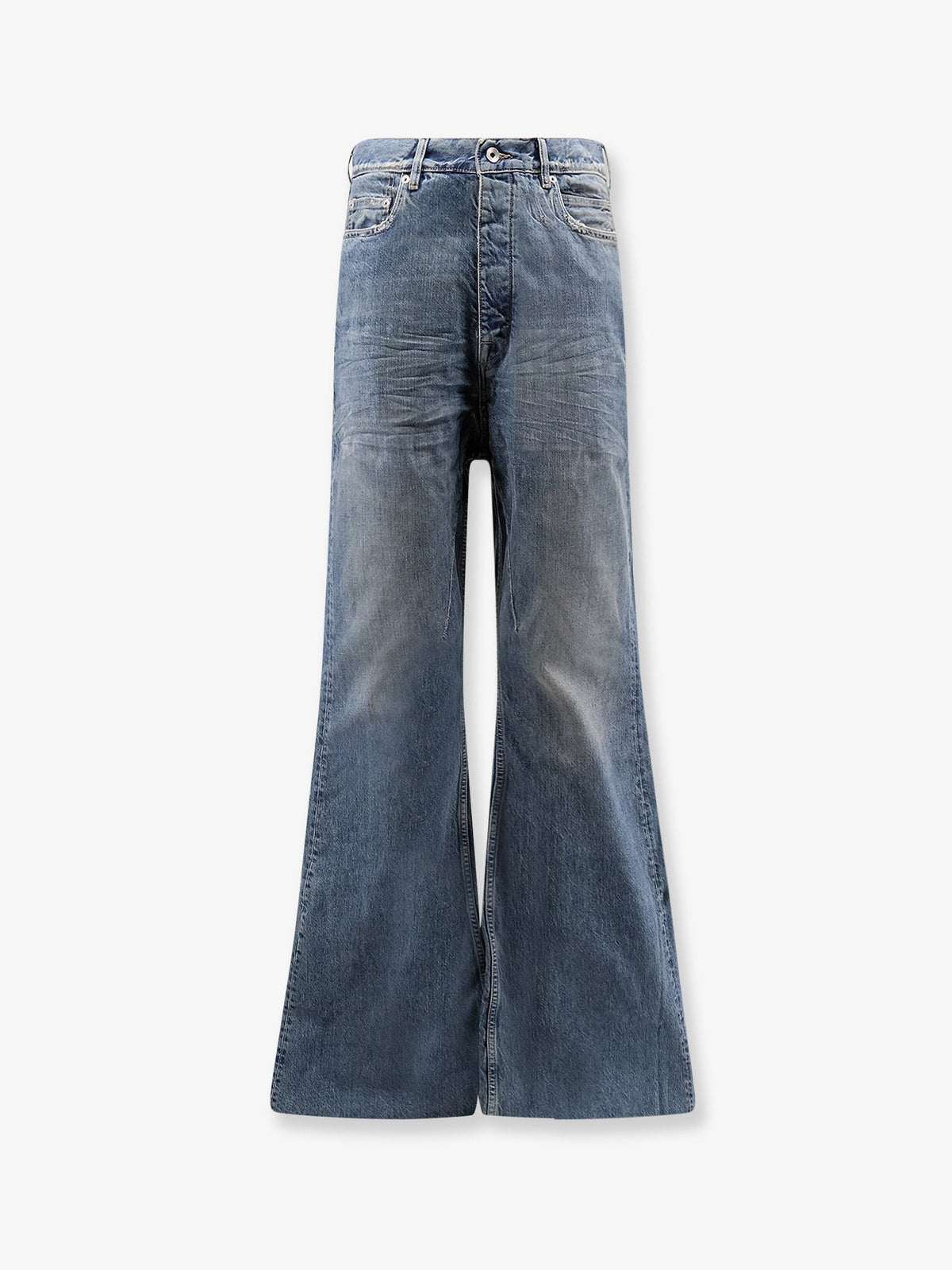 Blue denim jeans