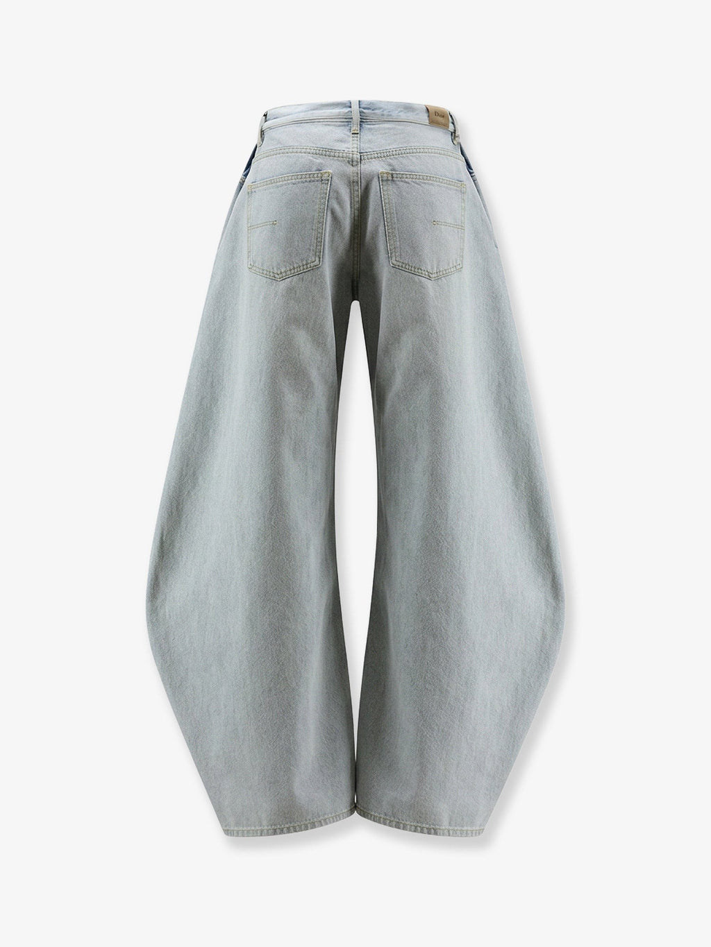 Blue denim loose jeans 2