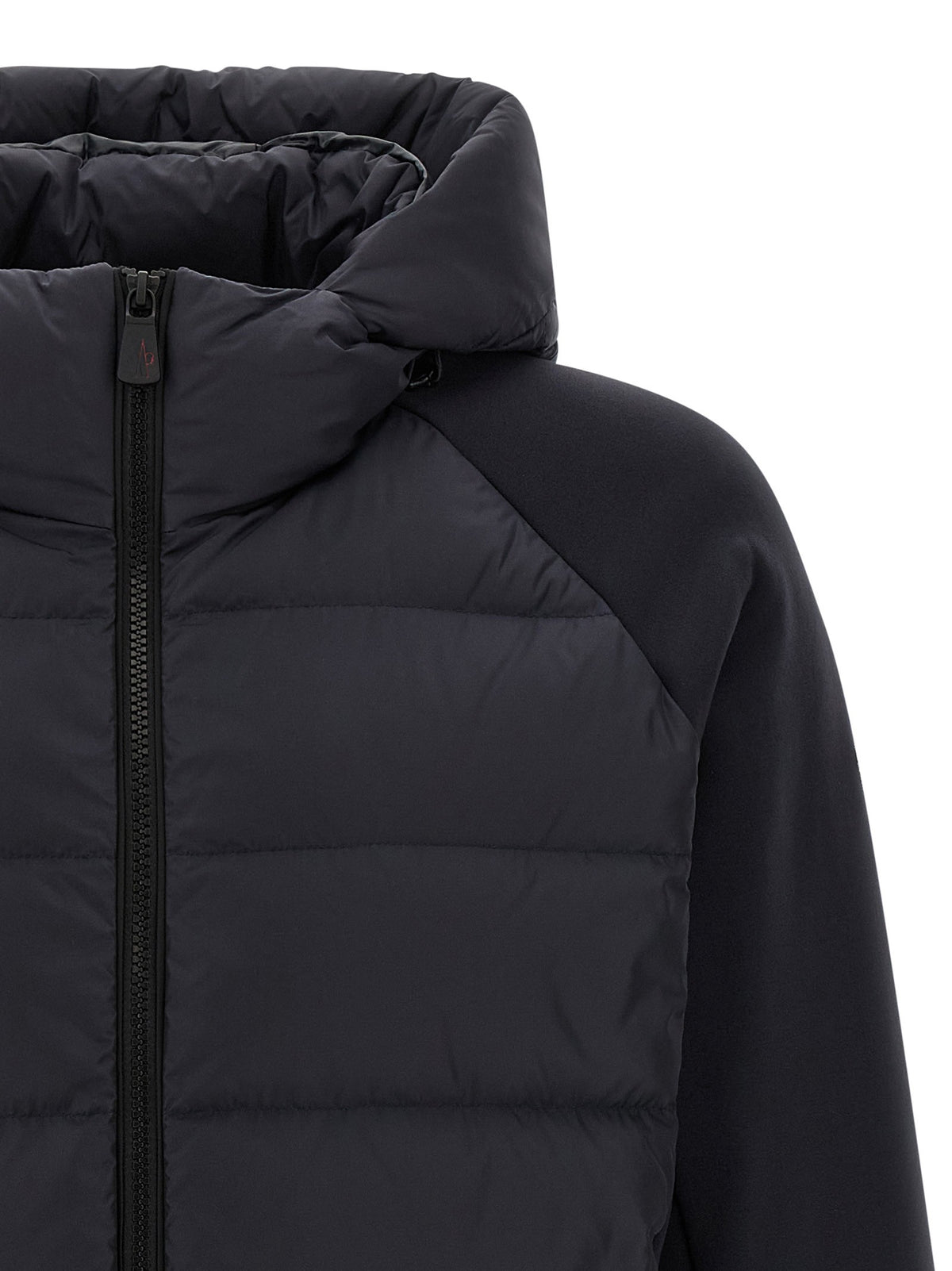Blue padded hoodie 3