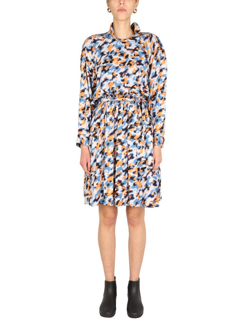 "BLURRED FLOWERS" DRESS