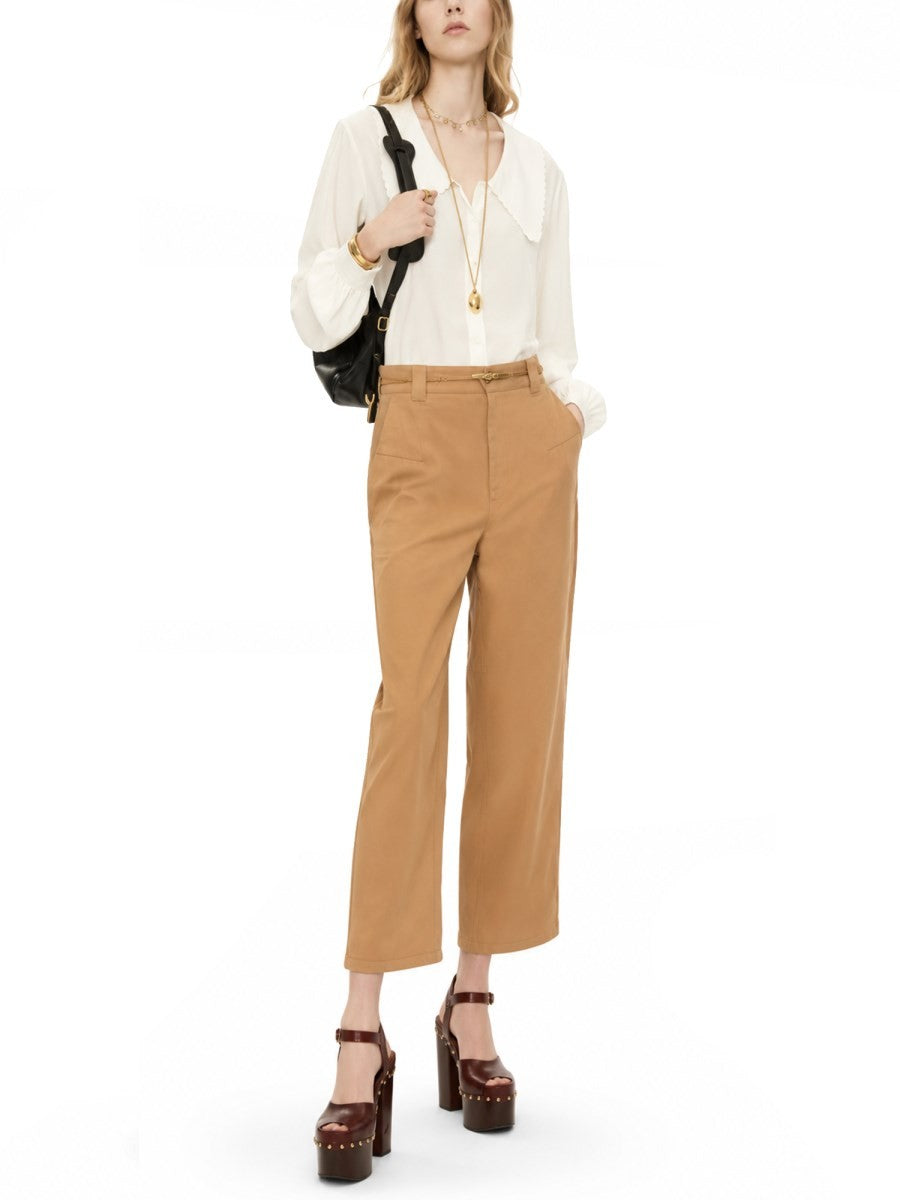 BLUSA CON MANICHE A SBUFFO IN CRÊPE DE CHINE 2