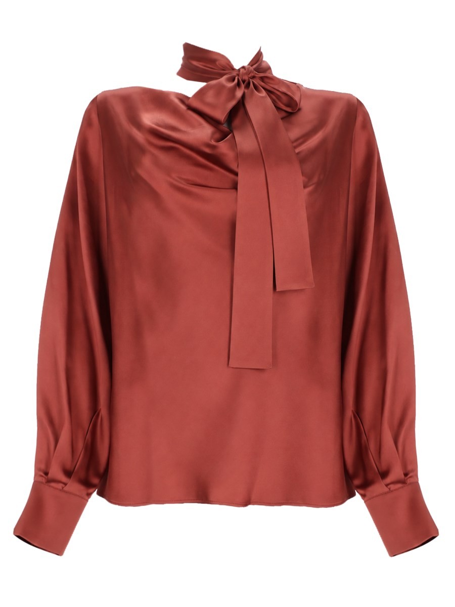 Blusa in Seta con Fiocco