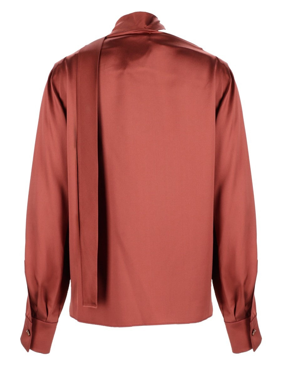 Blusa in Seta con Fiocco 2