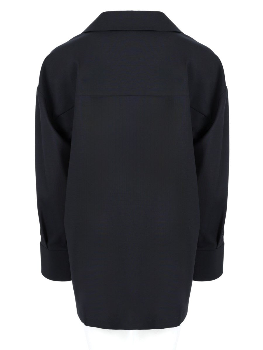 Blusa in Tela di Pura Lana 2