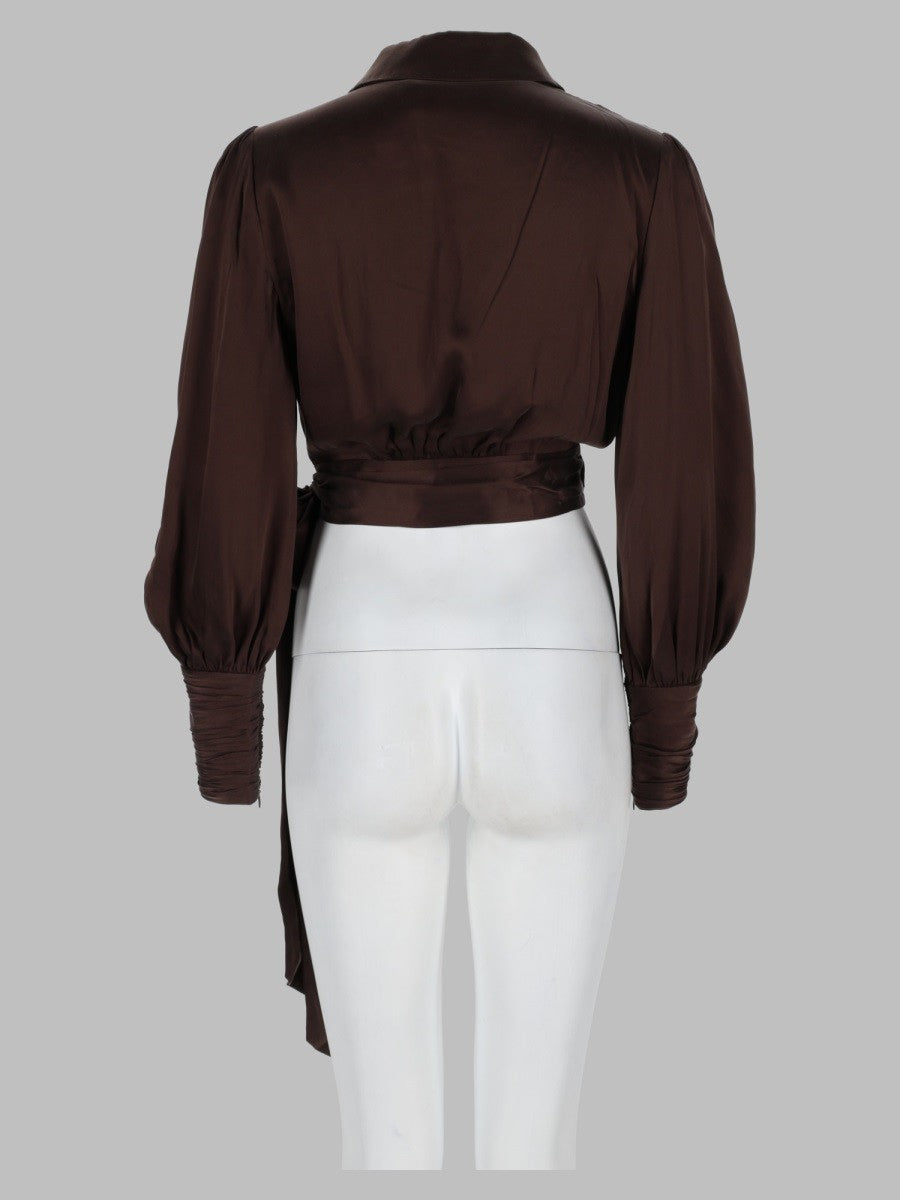 Blusa "Wrap" in Seta 2