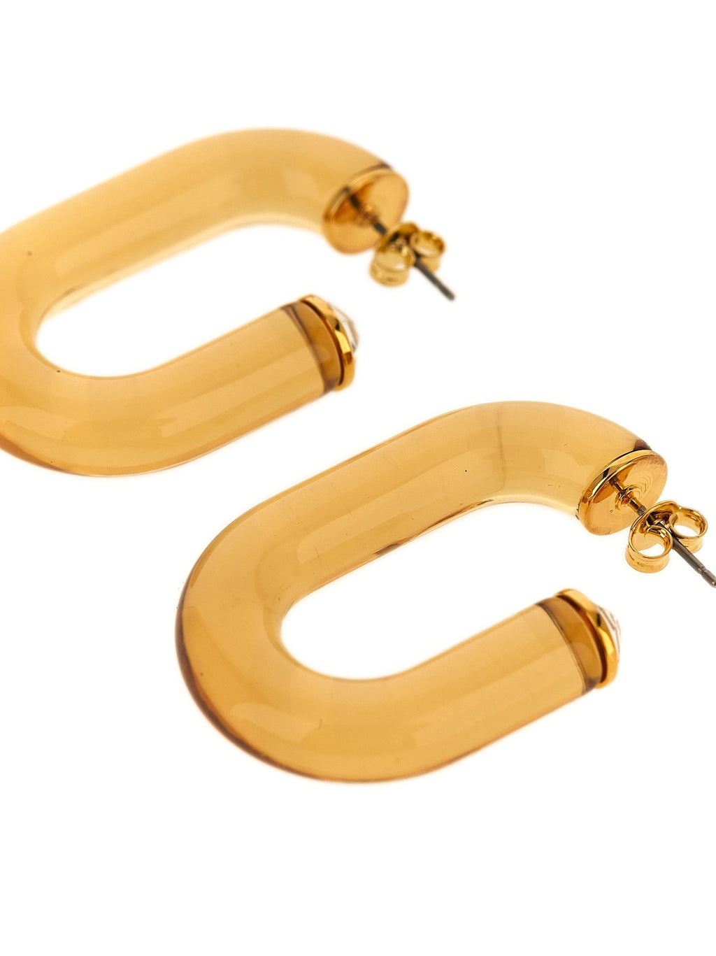 'Bo Resine' earrings with crystal detail 2
