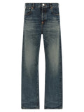 'Boke Flower' button jeans