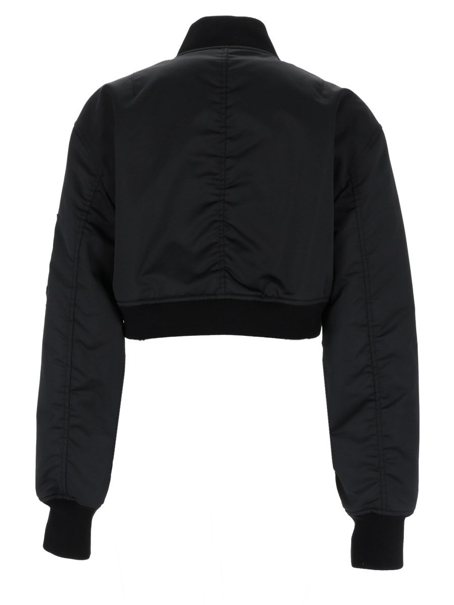 BOMBER CROPPED CON ZIP 4