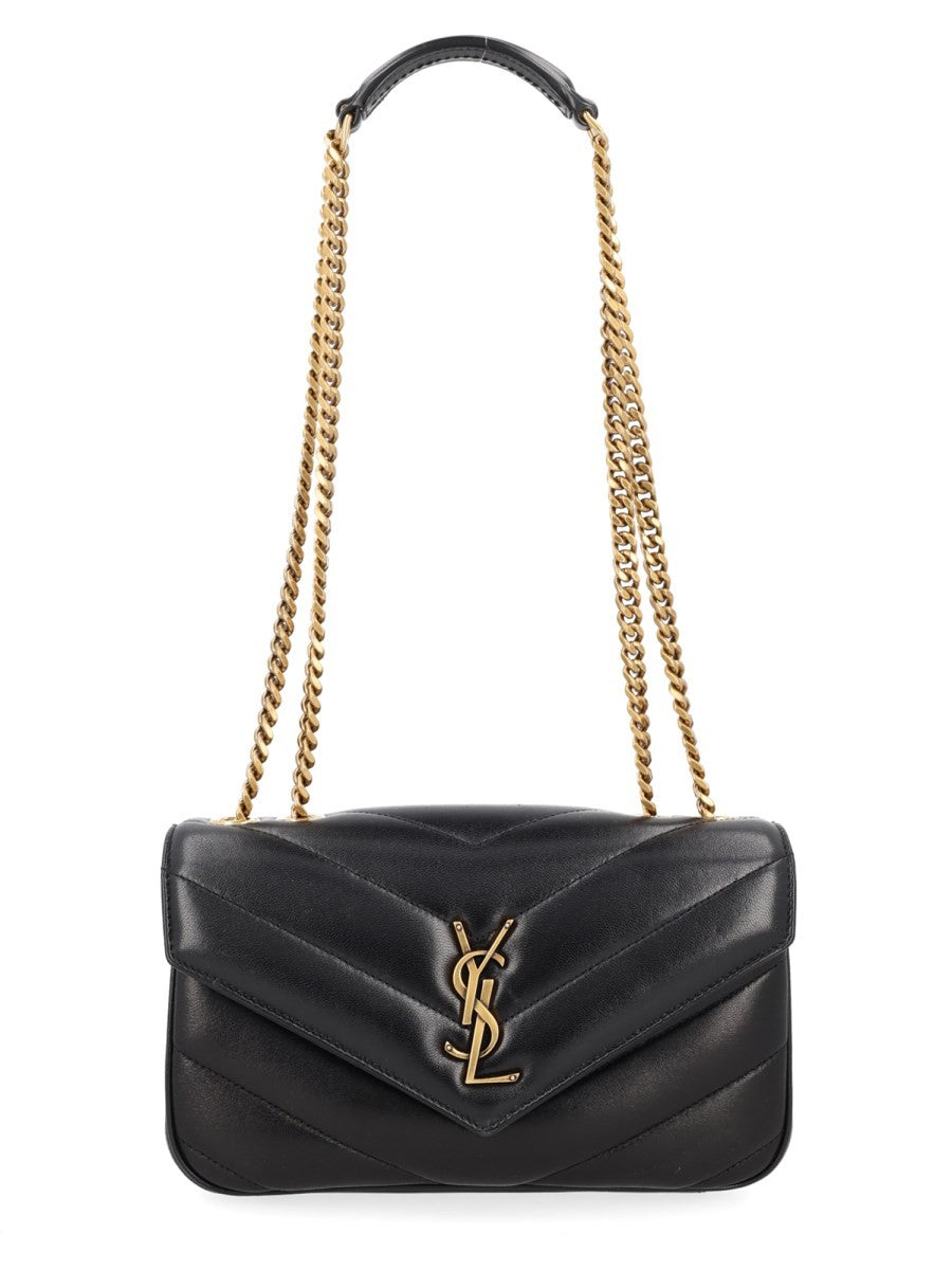Borsa "Loulou" In Pelle Trapuntata