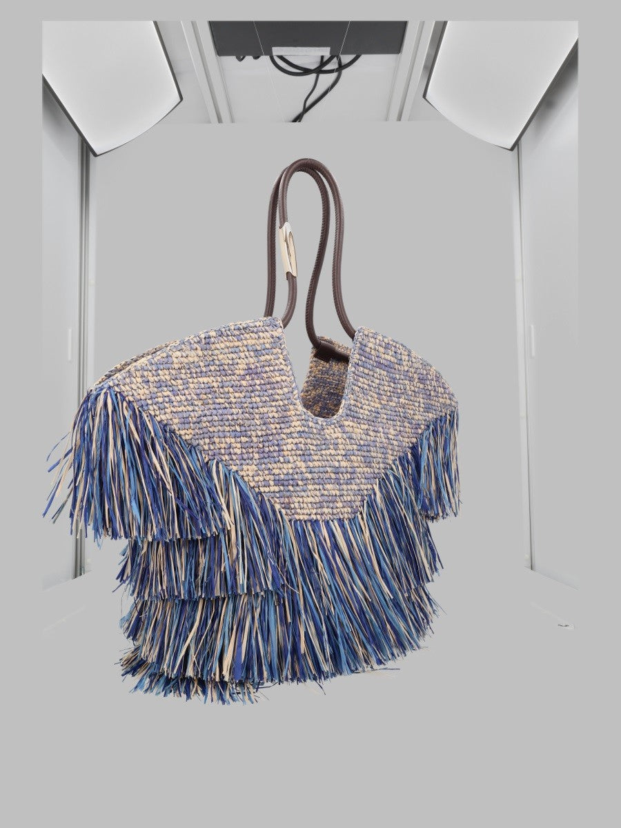 BORSA TOTE "GOLDENTIME" MEDIUM CON FRANGE 2