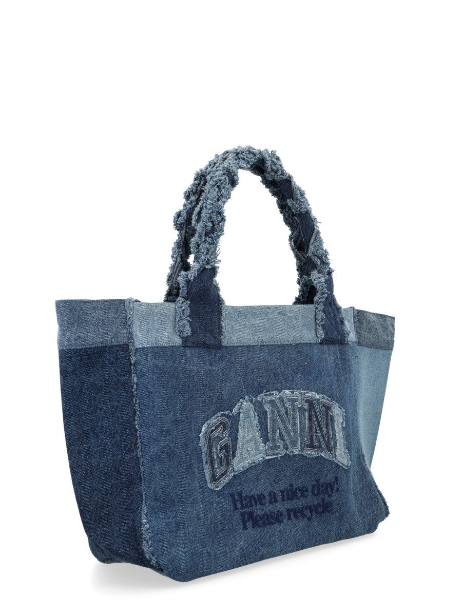BORSA TOTE MEDIUM IN DENIM 3