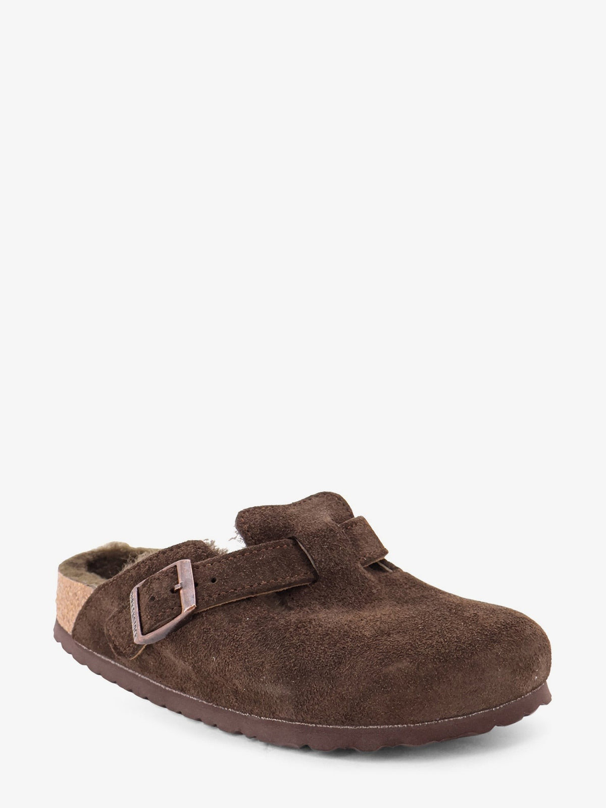 Boston VL/Shearling suede clog 2