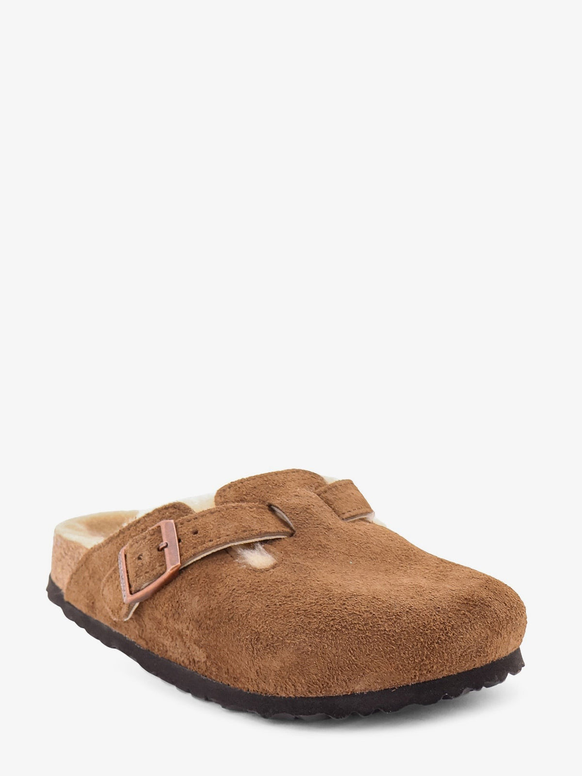 Boston VL/Shearling suede clog 2